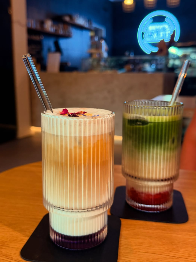 Hevi's San Sebastian Cheesecake & Matcha