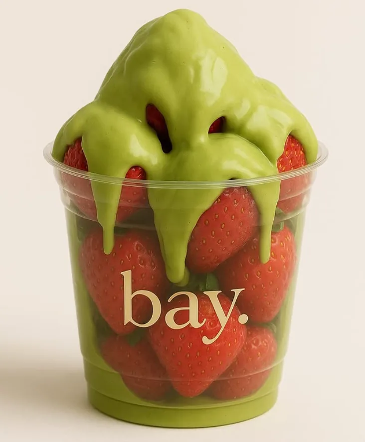 strawberry matcha bei bay.